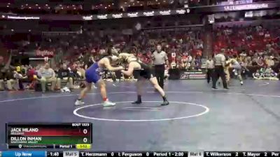 1A-220 lbs Cons. Round 2 - Jack Hiland, Bellevue vs Dillon Inman, Southwest Valley