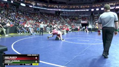 1A-157 lbs Cons. Round 4 - Owen Laughlin, Shenandoah vs Jake Irlbeck, Kuemper Catholic