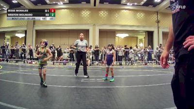 50 lbs Semifinal - Jesse Morales, So Cal Hammers vs Weston Molinaro, Rising Sun WC