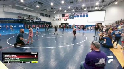 70-75 lbs Round 3 - Raena Goff, High Plains Thunder vs Sterling Smith, Glenrock Wrestling Club