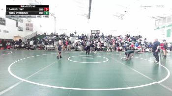 157 lbs Round Of 16 - Samuel Diaz, Daniel Hand vs Riley Storozuk, Notre Dame-West Haven