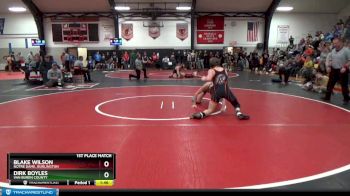 145 lbs 1st Place Match - Blake Wilson, Notre Dame, Burlington vs Dirk Boyles, Van Buren County