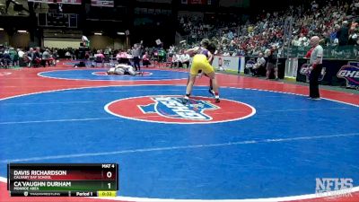 3A-190 lbs Cons. Semi - Davis Richardson, Calvary Day School vs Ca`Vaughn Durham, Monroe Area