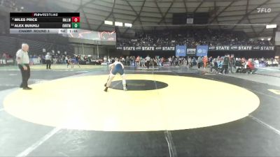 Boys 3A 150 lbs Champ. Round 3 - Alex Buiukli, Everett vs Miles Price, Ballard