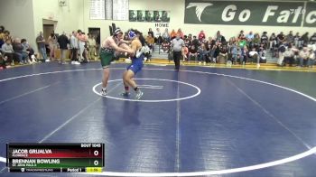 190 lbs Champ. Round 1 - Jacob Grijalva, Florence vs Brennan Bowling, St. John Paul II