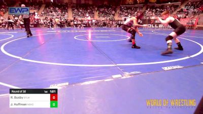 90 lbs Round Of 32 - Raheem Busby, Stl Warriors vs Jamison Huffman, Neighborhood Wrestling Club