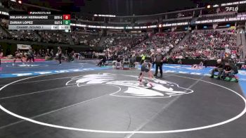 G115-4A Champ. Round 1 - Zariah Lopez, Olathe Girls vs Delahilah Hernandez, Skyview Girls