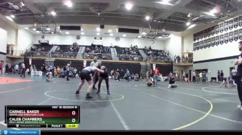 160 lbs Cons. Round 4 - Carnell Baker, Whiteland Wrestling Club vs Caleb Chambers, Rick Larsen Wrestling Club