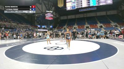 100 lbs Champ. Rd Of 16 - Olivia Mancha, Virginia vs Kyrian Perez, Oklahoma