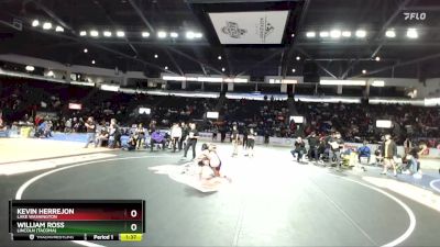 126 lbs Semifinal - William Ross, Lincoln (Tacoma) vs Kevin Herrejon, Lake Washington