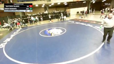 106 lbs Cons. Semi - Matthew Blanke, Barrrington vs Drew Murante, Unattached