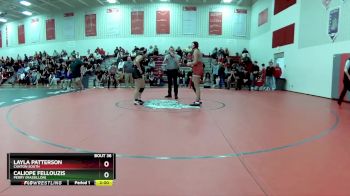 155 lbs Quarterfinal - Layla Patterson, Canton South vs Caliope Fellouzis, Perry (Massillon)
