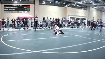 90 lbs Consi Of 8 #2 - Yohan Hernandez, Gladiator WC vs Devin Quiddam, Elite Force WC