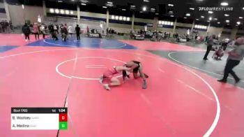 126 lbs Final - Blake Woolsey, Sanderson Wr Ac vs Aidan Medina, Unaffiliated