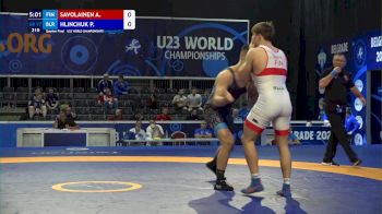 97 kg Quarterfinal - Arvi Martin Savolainen, Fin vs Pavel Hlinchuk, Blr