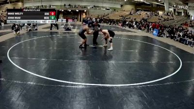 165 lbs Quarterfinals (8 Team) - Mike Welty, Station Camp High School vs Jose Ruiz, Millington Central High School