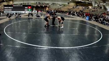 165 lbs Quarterfinals (8 Team) - Mike Welty, Station Camp High School vs Jose Ruiz, Millington Central High School
