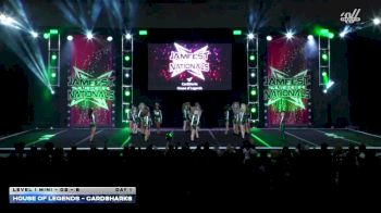 House of Legends - CARDSHARKS [2026 L1 Mini - D2 - B DAY 1] 2026 JAMfest Cheer Super Nationals