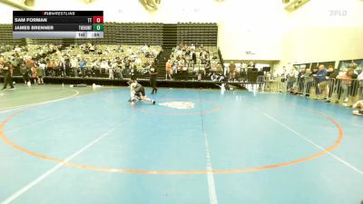 80-I lbs Consolation - Sam Forman, Team Tugman vs James Brenner, The Hunt Wrestling Club