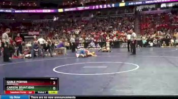 1A-132 lbs Quarterfinal - Gable Porter, Underwood vs Carson Seuntjens, Kingsley-Pierson
