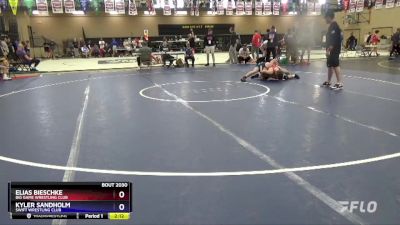 150 lbs Quarterfinal - Elias Bieschke, Big Game Wrestling Club vs Kyler Sandholm, SWIFT Wrestling Club