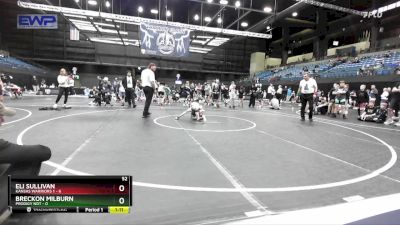 52 lbs Placement - Eli Sullivan, Kansas Warriors 1 vs Breckon Milburn, Prodigy NDT