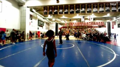 56-62 lbs Round 1 - Amarah Powers, Mantanona Training Center vs Jeremiah Jackson, Unaffiliated