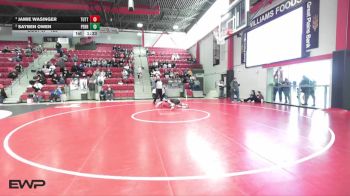 125 lbs Semifinal - Jamie Wasinger, TUTTLE vs Sayben Owen, PERRY