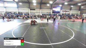 215 lbs Consi Of 8 #2 - Carson Thomas, Redskin Wrestling vs Zander Winslett, Parker Invictus WC