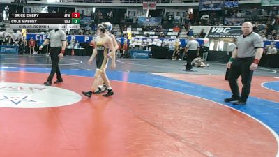 6A 113 lbs Champ. Round 1 - Brice Emery, Athens vs Cole Massey, Calera