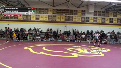 157 lbs 1st Place Match - Grant Eklund, Cuesta College vs Jesus Loreto, Fresno City College