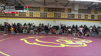 157 lbs 1st Place Match - Grant Eklund, Cuesta College vs Jesus Loreto, Fresno City College