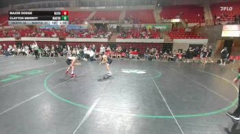 106 lbs Round 5 - 1st, 3rd, 5th, And 7th - Clayton Merritt, Arlington Martin vs Major Dodge, Rockwall Heath