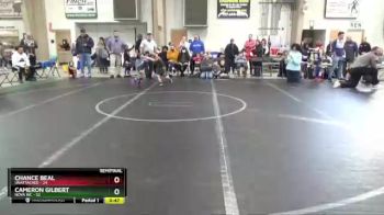 44 lbs Semifinal - Chance Beal, Unattached vs Cameron Gilbert, NOVA WC