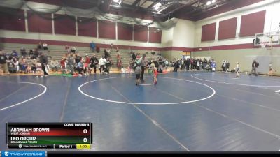 48 lbs Cons. Round 3 - Leo Orquiz, Bonneville Youth vs Abraham Brown, West Jordan