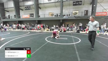 123 lbs Consolation - Crew Williamson, Outlaw WC vs Ezra Sanabria, Warriors Of Christ