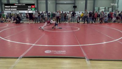 125 lbs 3rd Place - Finley Gilbert, Clearfield vs Kallie Bower, Mechanicsburg