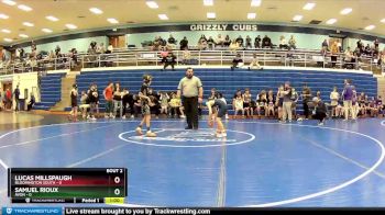 75 lbs Round 1 (4 Team) - Samuel Rioux, Avon vs Lucas Millspaugh, Bloomington South