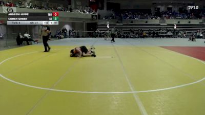150 lbs Quarterfinals (8 Team) - Cohen Green, Grand Rapids vs Andrew Hippe, TMBWWG