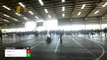 58 lbs Quarterfinal - Leo Clark, Stout Wr Acd vs Izrael Casaus, Juggernaut WC