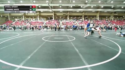 130 lbs Cons. Semi - Sydell Sperry, NW GRAPPLERS vs Gabriel White, VICTORY