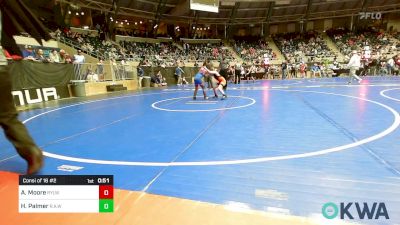 75 lbs Consi Of 16 #2 - AnnaMarie Moore, Roland Youth League Wrestling vs Hayden Palmer, Rollers Academy Of Wrestling