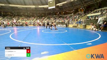 105 lbs Quarterfinal - Zane Colston, Salina Wrestling Club vs Jiovani Lewis, Pin-King All Stars