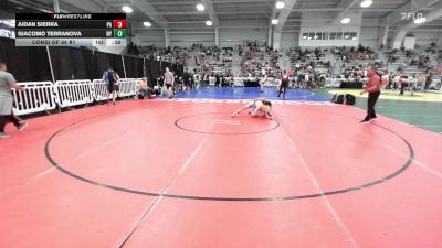 126 lbs Consi Of 64 #1 - Aidan Sierra, PA vs Giacomo Terranova, NY