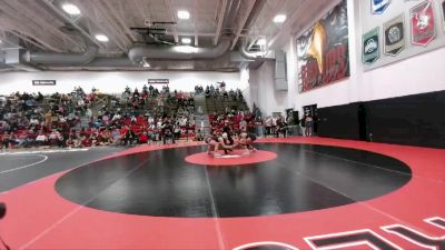 100 lbs Champ. Round 2 - Justice Gutierrez, Pomona vs Mya Saldana, Pine Creek