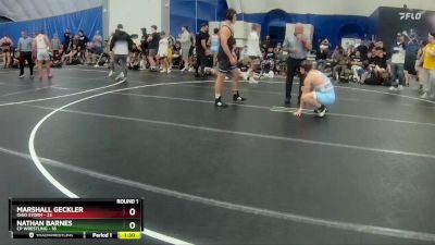 157 lbs Round 1 (8 Team) - Marshall Geckler, Ohio Storm vs Nathan Barnes, CP Wrestling