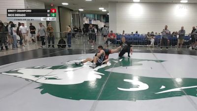 120 lbs Consi Of 64 #2 - Brett Crawford, NY vs Nico DeRado, NJ