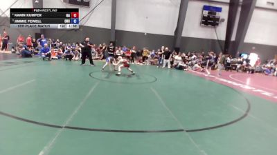 14U Boys Festival FS FS - 84 lbs 1st Place Match - Kanin Kumfer, Interior Grappling Academy vs Jimmie Fewell, Cowboy Mat Club