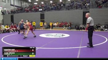 152 lbs Semis & 1st Wrestleback (8 Team) - Hunter May, Evansville Mater Dei vs Gabe Bragg, Cathedral