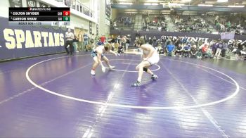 175 lbs Cons. Semi - Colton Snyder, Corvallis vs Carson Shaw, Gallatin